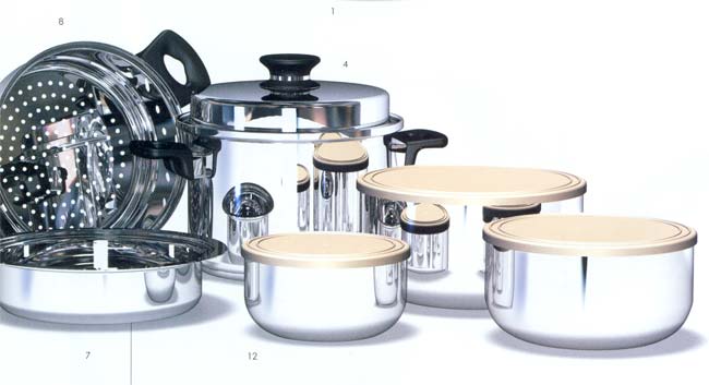    #101095 Базовый кухонный набор (10 предметов) Кастрюля емкостью 4 л с крышкой - для приготовления...
